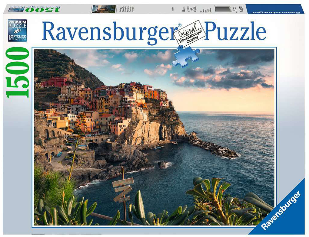 1500 pc Cinque Terre Viewpoint - Toy Box Family puzzle and game store