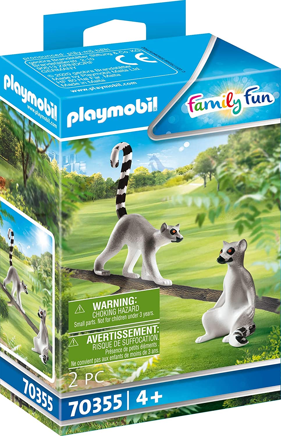 Adventure Zoo Lemurs Playmobil - Toy Box Michigan