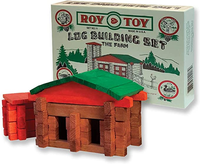Roy Toy Log Building Set Farm - Toy Box toy store in Utica, MI