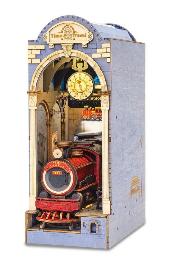 time travel train bookend
