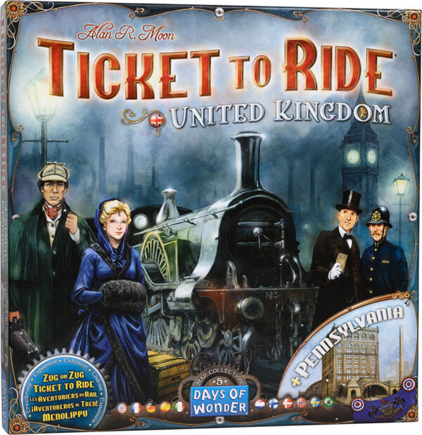Ticket to Ride: United Kingdom Map Col 5