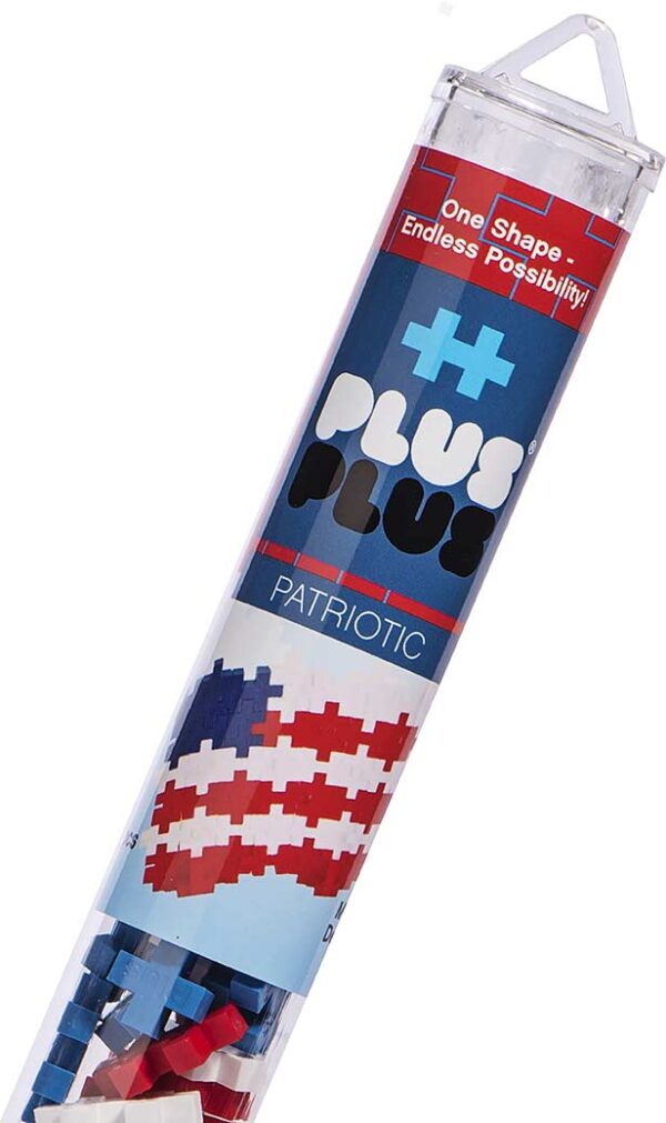 Plus-Plus Tube - Patriotic Mix