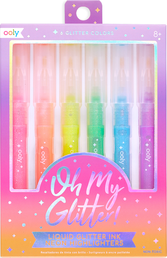Oh My Glitter Highlighters Set Of 6