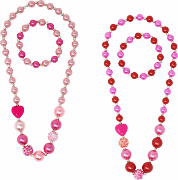 Be My Valentine Necklace & Bracelet Set (assorted)