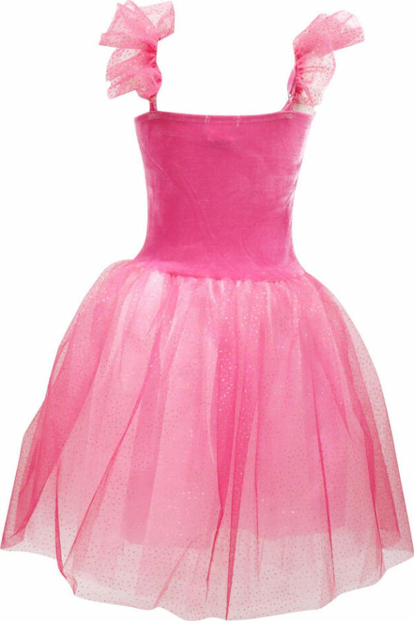 Princess Rose Velvet Dress with Ombre Tulle (Size 3-4)