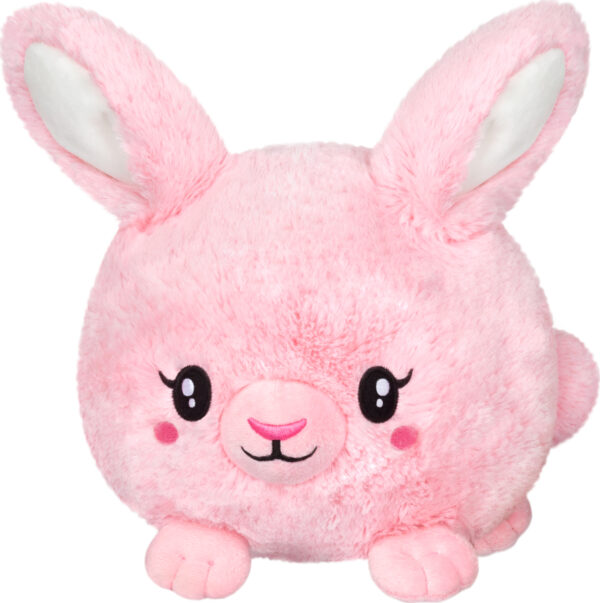 Mini Squishable Fluffy Bunny-Pink