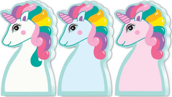 Rainbow Unicorn Eraser Set