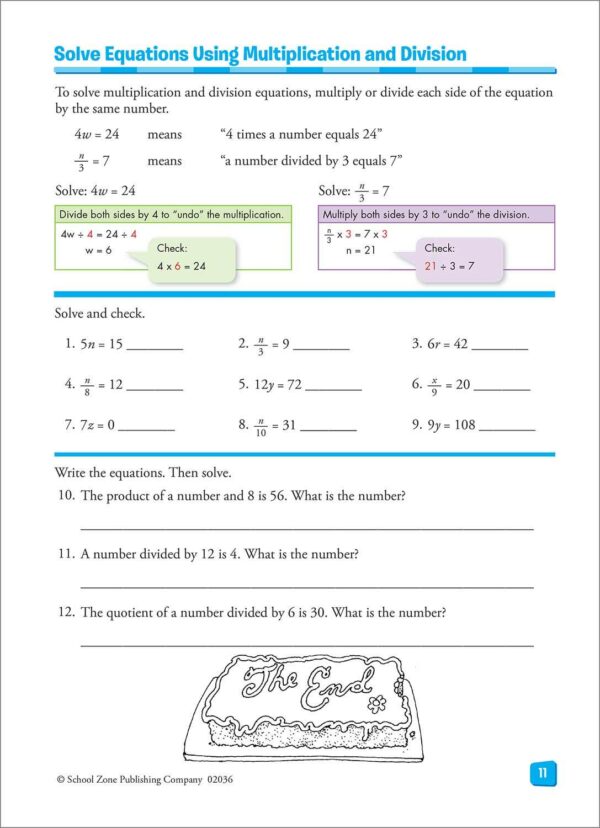 Math Basics Grades 5-6 Workbook