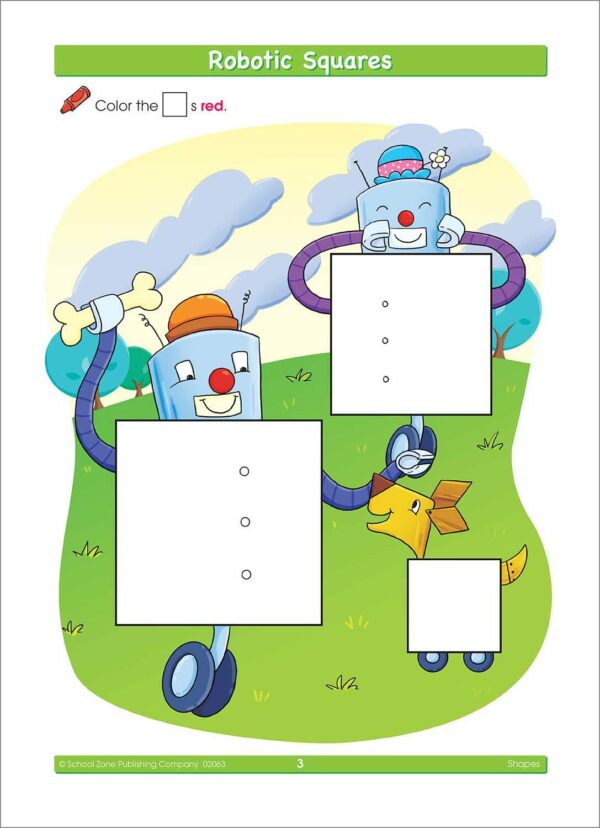 Shapes Preschool Workbook