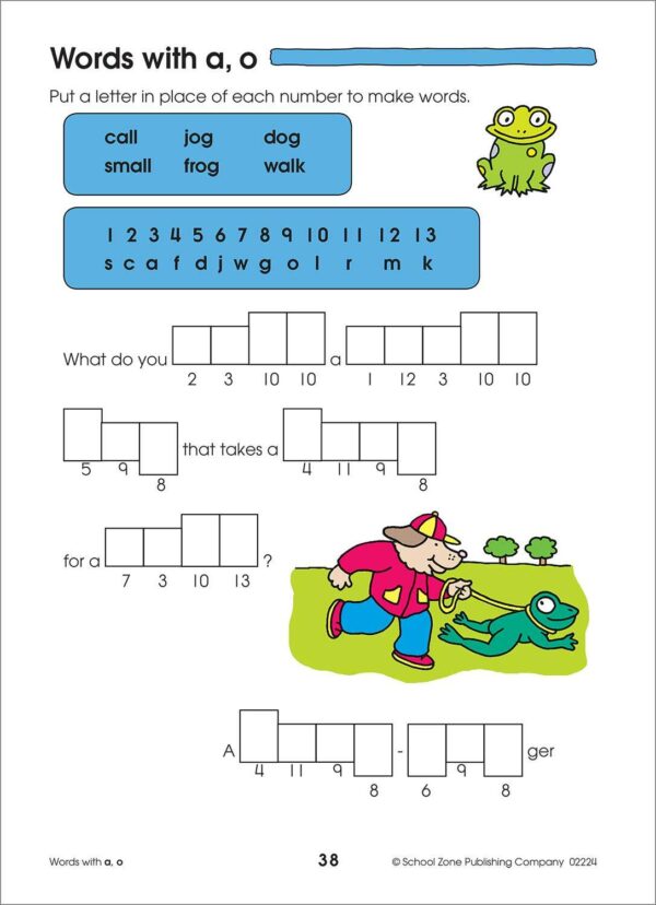 Spelling Puzzles Grades 1-2 Workbook