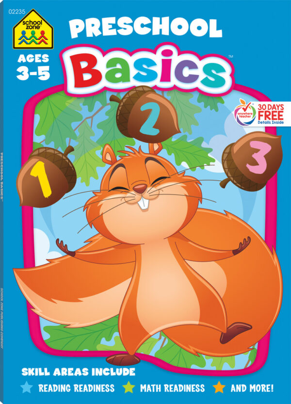 Preschool Basics Workbook (64 Pages)