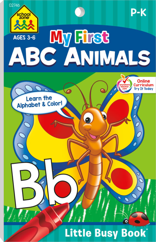 My First ABC Animals Grades P-K Workbook