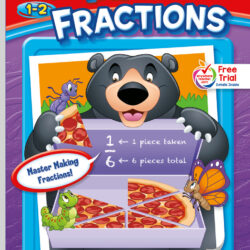 Make Fractions Grades 1-2 Workbook