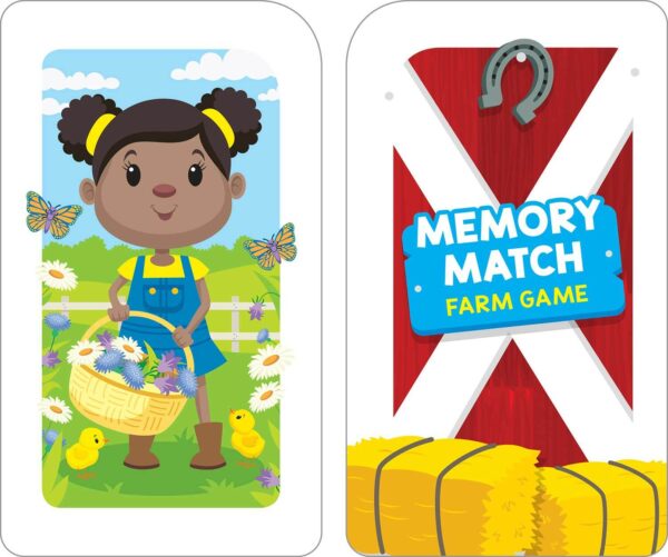 Memory Match Farm Card Game