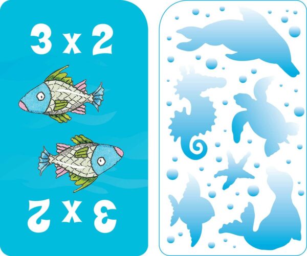 Math War Multiplication Game Cards