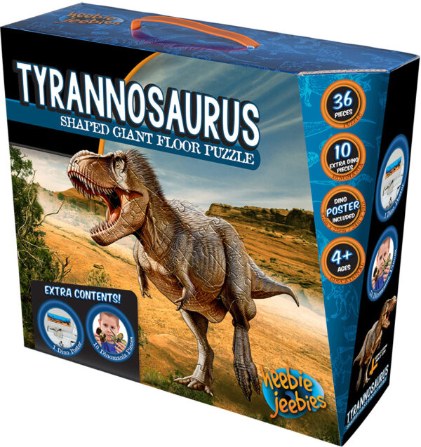 Tyrannosaurus Shaped Giant Floor Puzzle - 36 pcs
