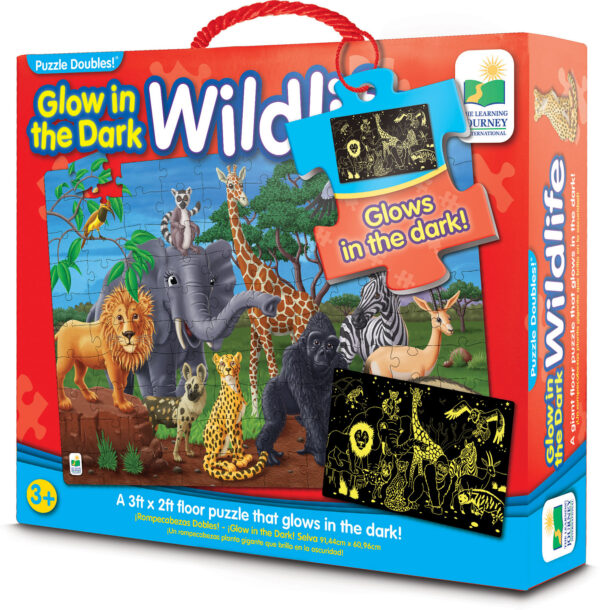 Puzzle Doubles - Glow In The Dark - Wildlife