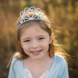 Gold Or Silver Glitter Tiara (Assorted Colors- sold separately)