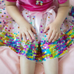 Pink Party Fun Sequin Skirt (Size 4/6)