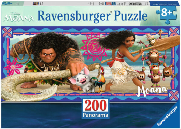 Moana's Adventure (200 pc Panorama Puzzle)