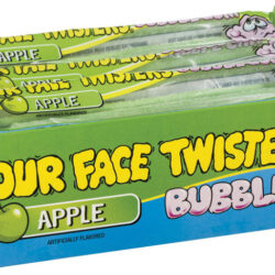 Sour Face Twisters Bubblegum