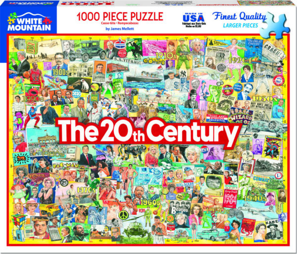 The 20th Century - 1000 Piece - White Mountain Puzzles