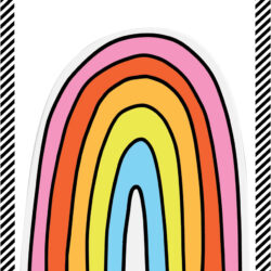 Stickers - Big Puffy Rainbow