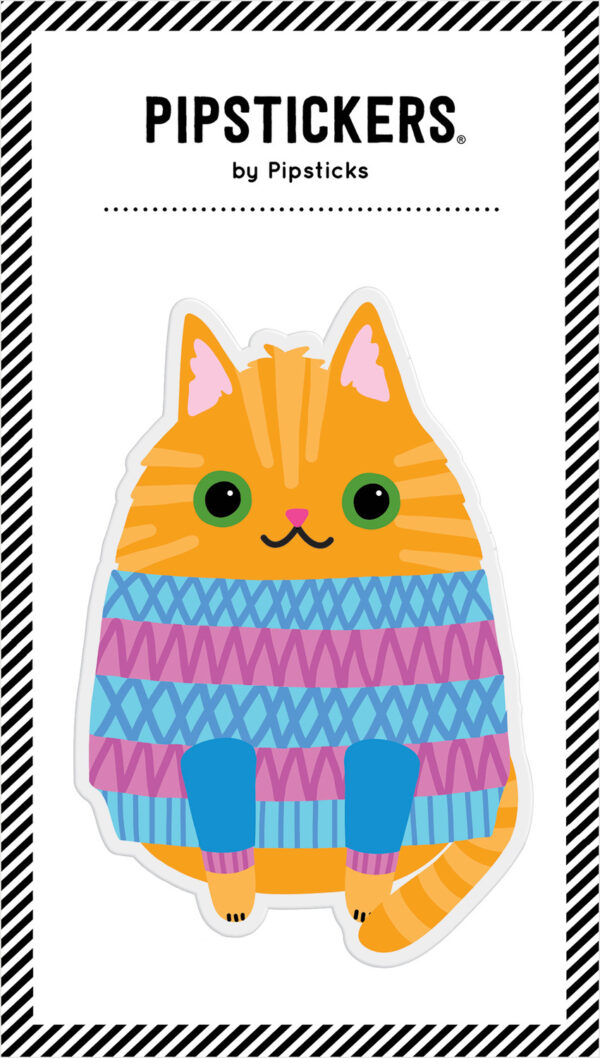 Stickers - Big Puffy Cozy Cat