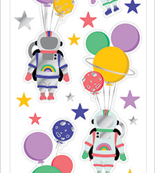 Stickers - Up Up & Away (2x8)