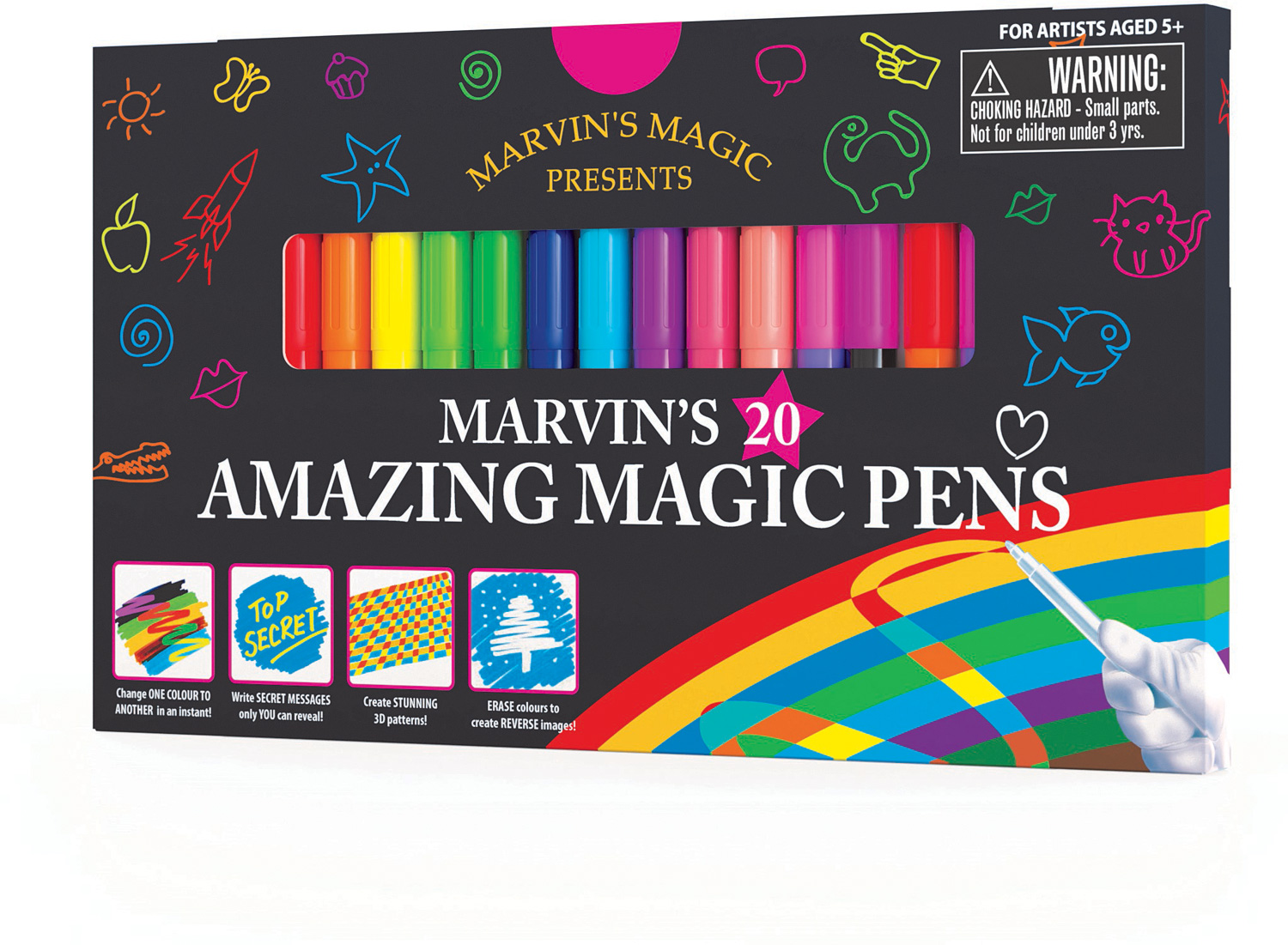 LEGLER USA INC. Marvin's Magic Amazing Magic Pens - 20pcs
