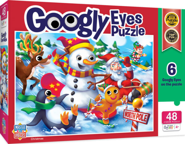 Googly Eyes - Christmas 48 Piece Puzzle