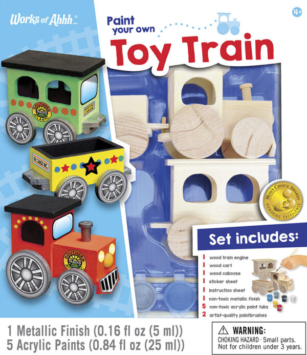 Toy Train - Wood Paint Kit