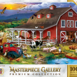 MasterPiece Gallery - The Barnyard Crowd 1000 Piece Puzzle