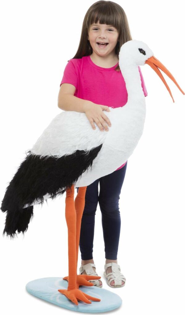 Lifelike Plush Stork