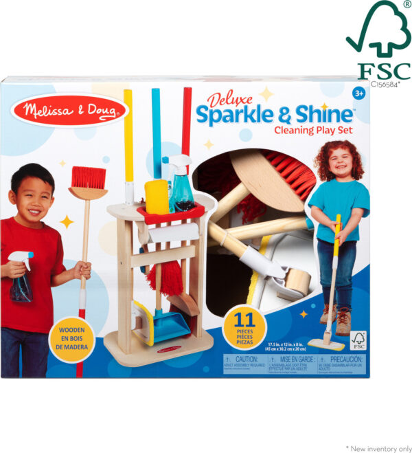 Deluxe Sparkle & Shine Cleaning Play Set