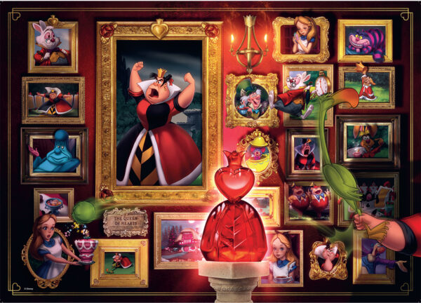 Disney Villainous: Queen of Hearts (1000 pc Puzzle)
