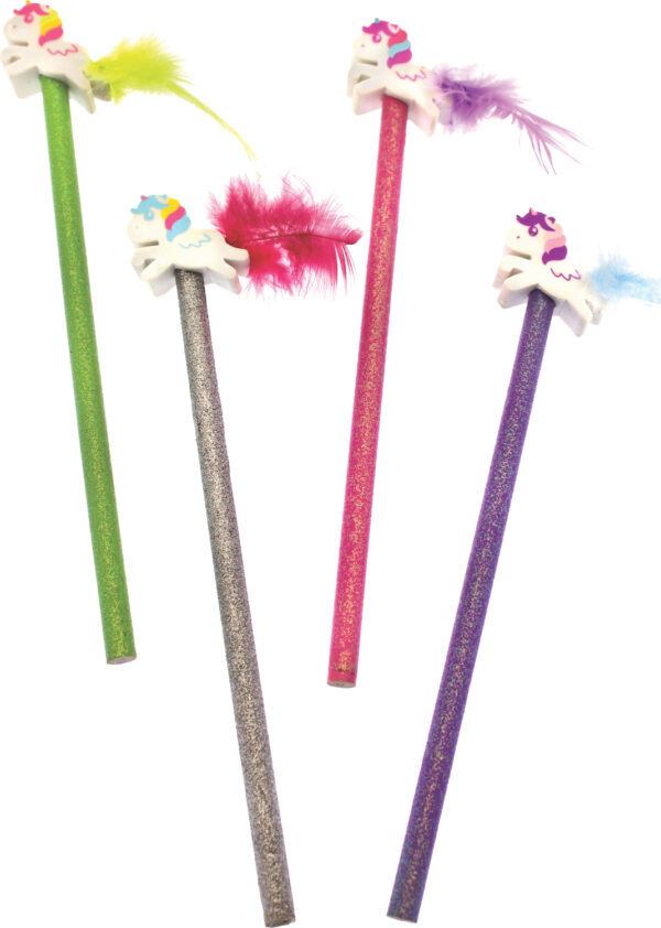 Unicorn Eraser & Pencil Set