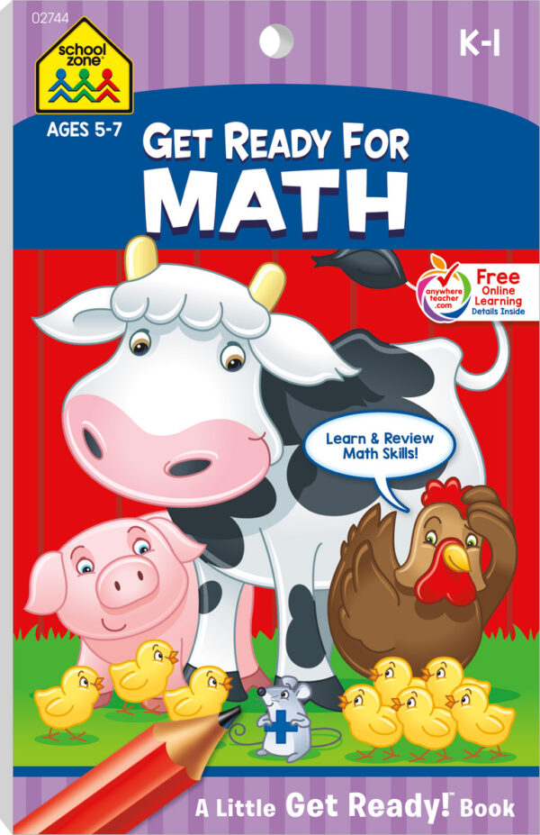 Get Ready For Math Grades K-1 Workbook