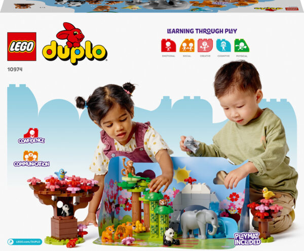 LEGO® DUPLO® Wild Animals of Asia Animal Toy Set