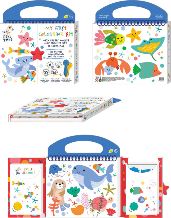 My First Colouring Kit - Sea Friends