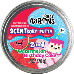 Scentsory Duos Watermelon/Birthday Cake - 2.75" Thinking Putty Tin