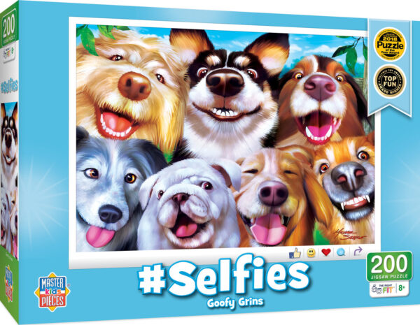 Selfies - Goofy Grins 200 Piece Puzzle