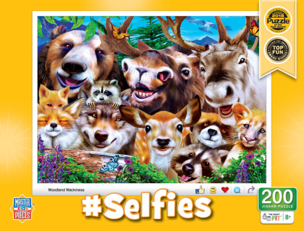 Selfies - Woodland Wackiness 200 Piece Puzzle