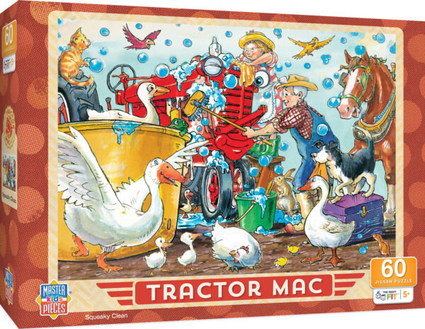 Tractor Mac - Squeaky Clean 60 Piece Puzzle