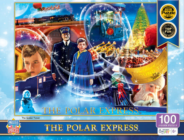 Polar Express - The Golden Ticket 100 Piece Puzzle