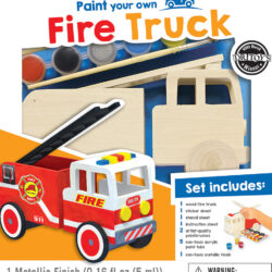 Firetruck - Wood Paint Kit