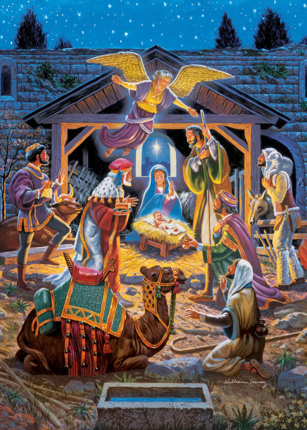 Holiday Glitter - Holy Night 500 Piece Puzzle