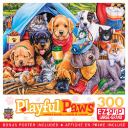 Playful Paws - Camping Buddies 300 Piece EZ Grip Puzzle