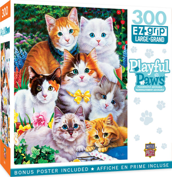 Playful Paws - Purrfectly Adorable 300 Piece EZ Grip Puzzle