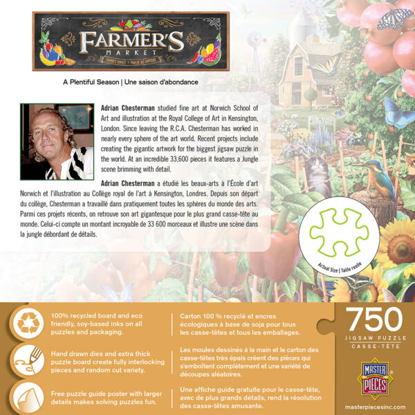 Farmer's Market - A Plentiful Season 750 Piece Puzzle